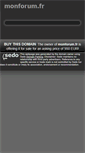 Mobile Screenshot of monforum.fr